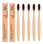 Brosse à dents en bambou naturelle – Écologique & biodégradable